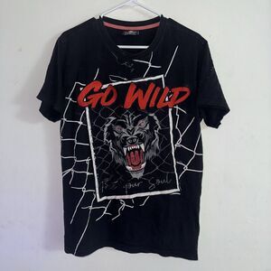 Vintage Switch Tee Shirt Go Wild Free Your Soul Size M